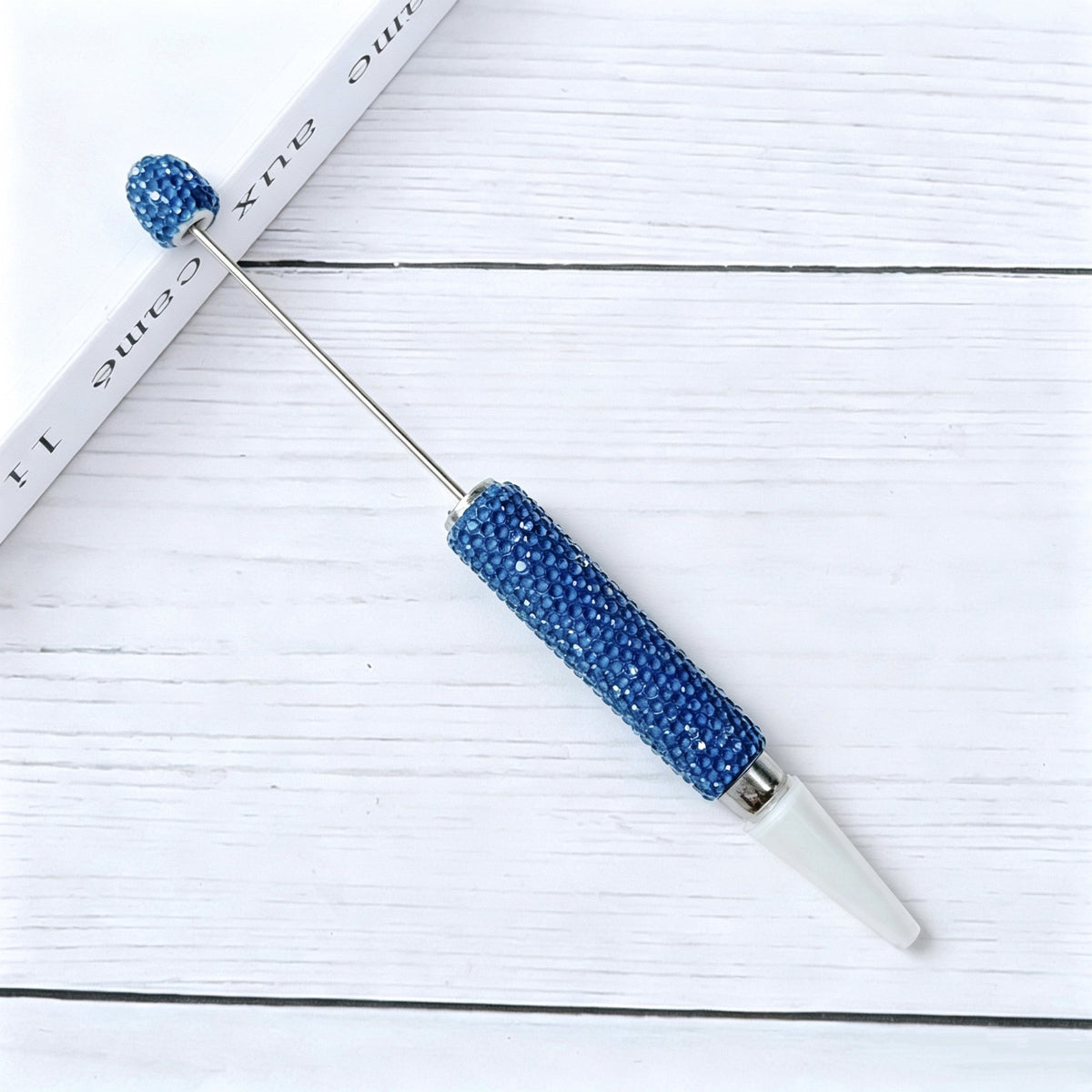 DIY Beadable Diamond Painting Pens Wax Pen Rhinestone Picker Tool, Sparkly Crystal Textured Drill Dotting Pen for Crafts Nail Art (Pens Only)