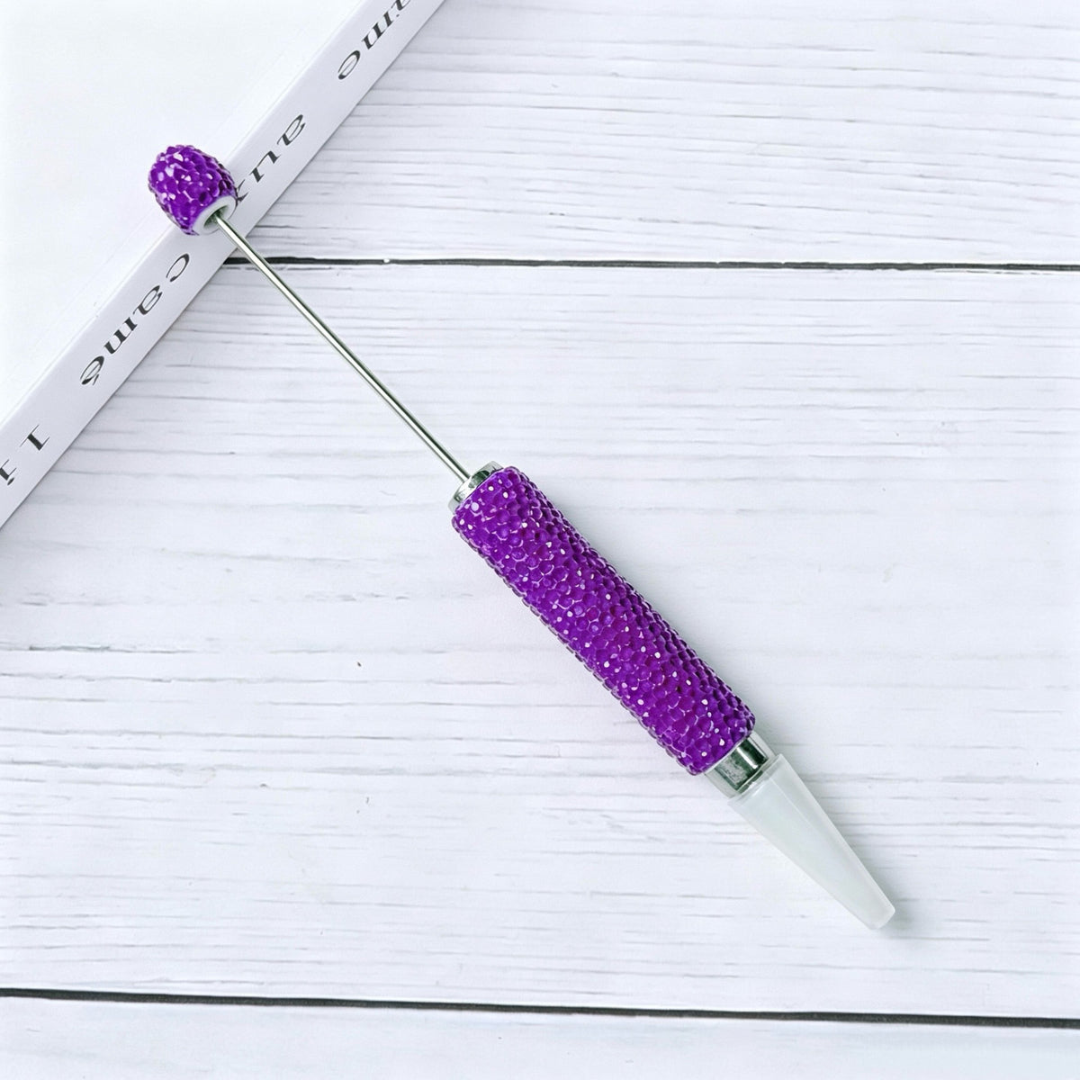 DIY Beadable Diamond Painting Pens Wax Pen Rhinestone Picker Tool, Sparkly Crystal Textured Drill Dotting Pen for Crafts Nail Art (Pens Only)