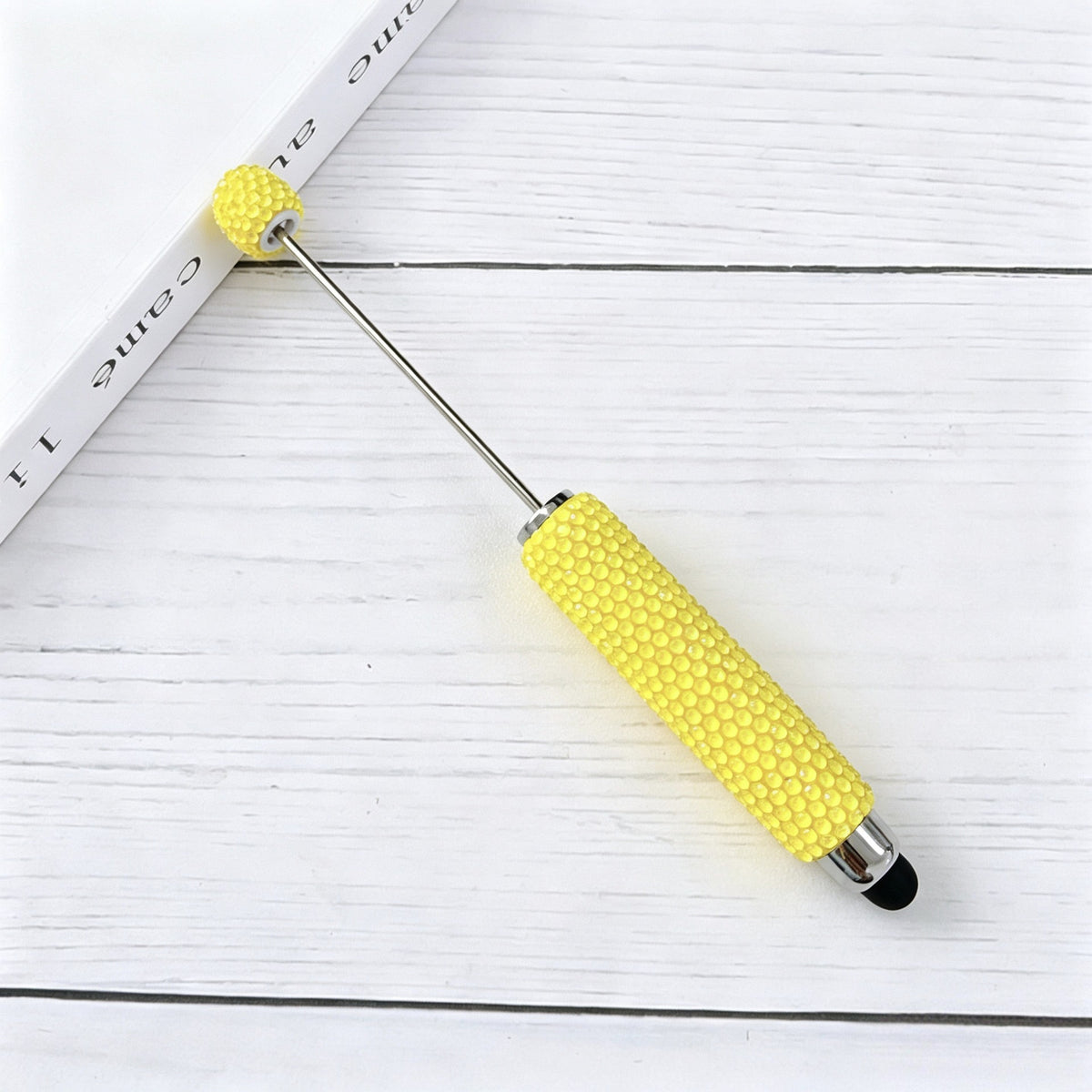 DIY Beadable Stylus Pens Bling Rhinestone Touch Screen Pen, Premium Metal Capacitive Stylus for Tablets and Phones, Creative Craft Gifts