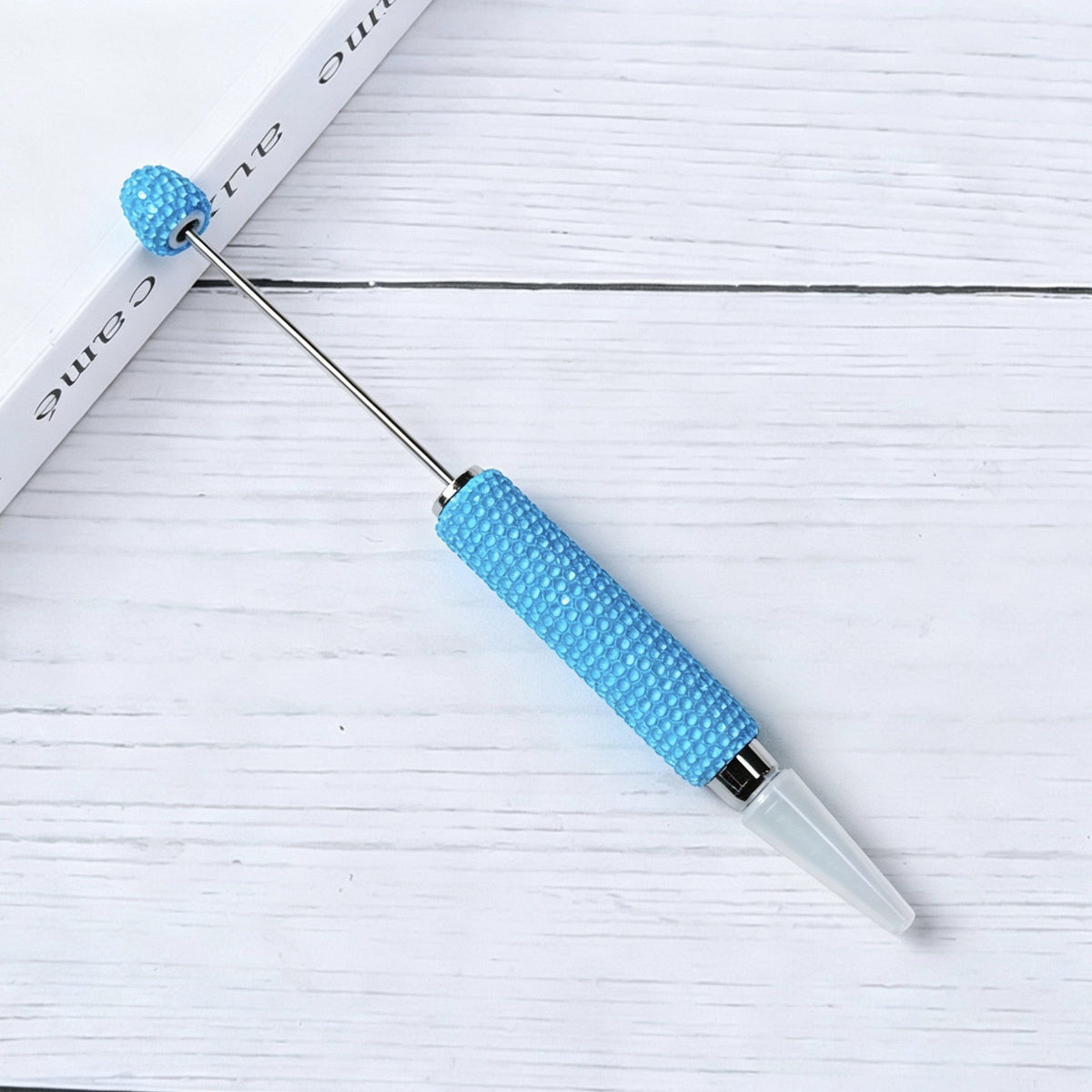DIY Beadable Diamond Painting Pens Wax Pen Rhinestone Picker Tool, Sparkly Crystal Textured Drill Dotting Pen for Crafts Nail Art (Pens Only)