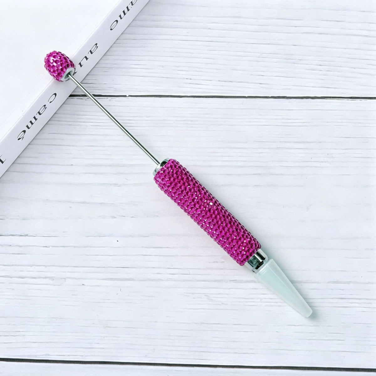 DIY Beadable Diamond Painting Pens Wax Pen Rhinestone Picker Tool, Sparkly Crystal Textured Drill Dotting Pen for Crafts Nail Art (Pens Only)