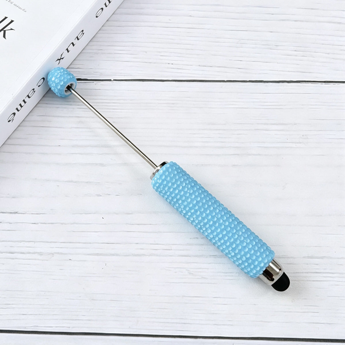 DIY Beadable Stylus Pens Bling Rhinestone Touch Screen Pen, Premium Metal Capacitive Stylus for Tablets and Phones, Creative Craft Gifts