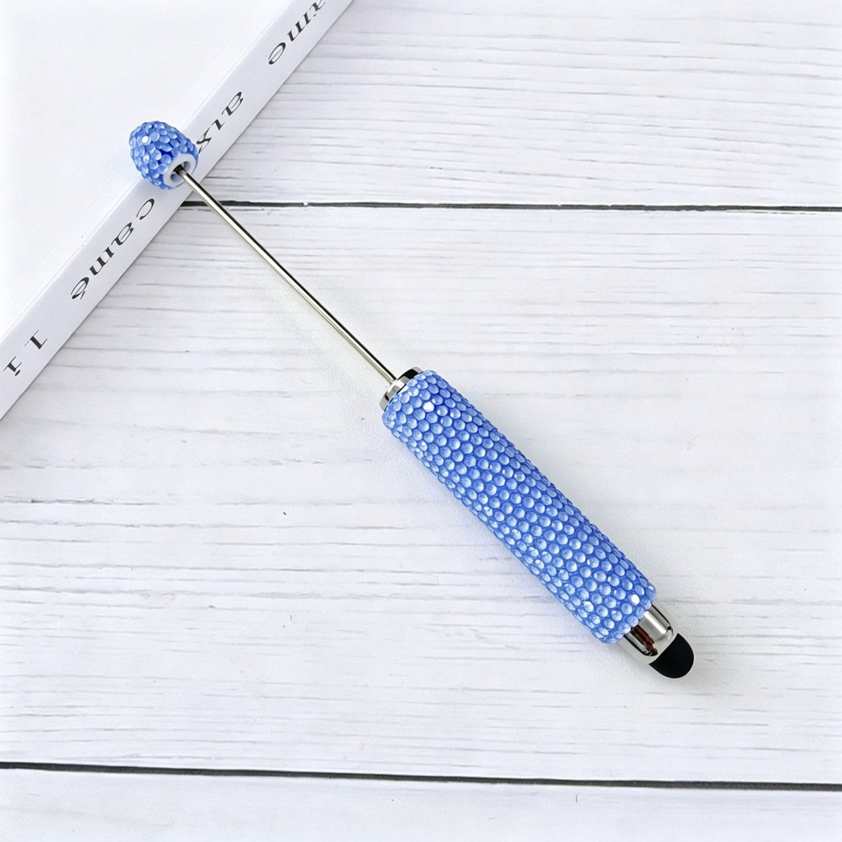 DIY Beadable Stylus Pens Bling Rhinestone Touch Screen Pen, Premium Metal Capacitive Stylus for Tablets and Phones, Creative Craft Gifts