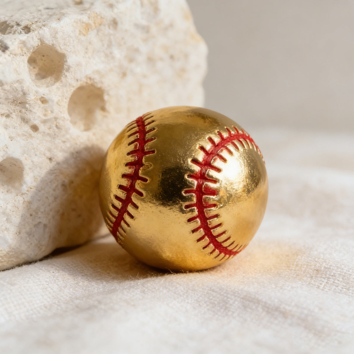 10MM 14K Gold Plated Sports Charms, CZ Micro Pave Basketball Football Baseball Beads, 3D Athletic Ball Pendants for DIY Luxury Jewelry Making, Beadable Pen Crafts
