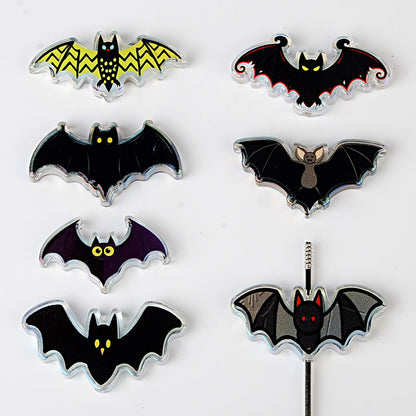 Halloween Bat Focal Bead Assortment | Spooky Acrylic Bat Beads for Beadable Pens, Keychains & DIY Crafts