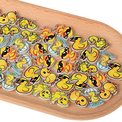 Cute Yellow Duck Acrylic Focal Beads – Cartoon Duckling Spacer Beads for Beadable Pens, Keychains & DIY Jewelry Making