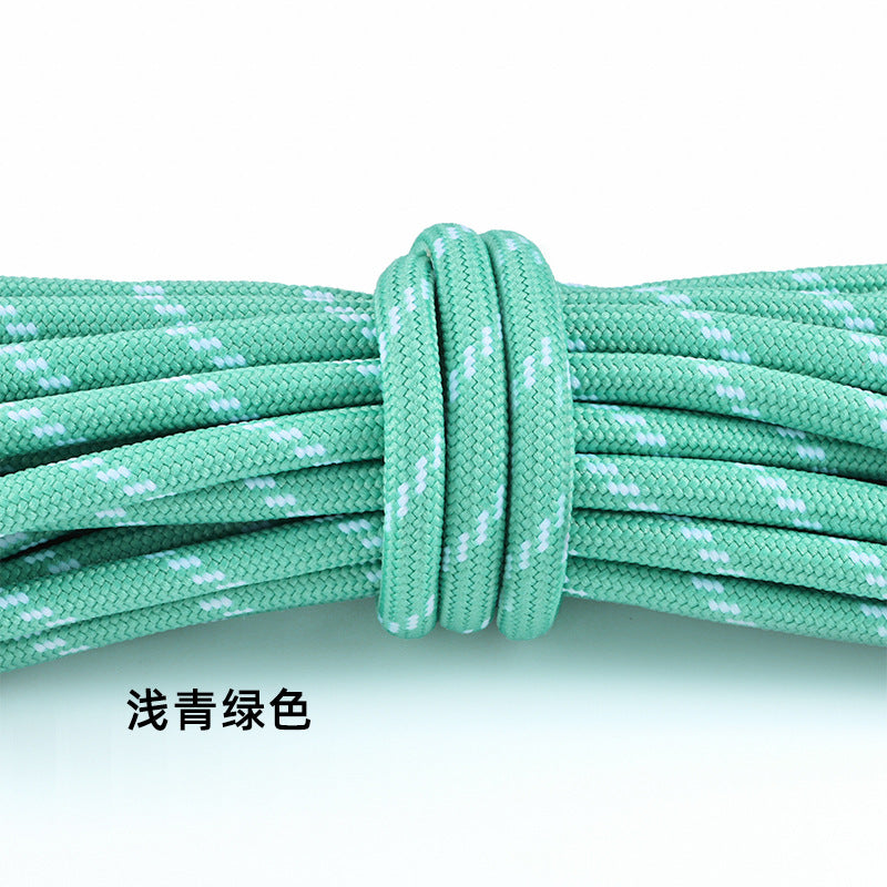 5-Pack (1m Each) 5mm Braided Nylon Cord Dotted Utility Rope for DIY Friendship Bracelet, Bag Charm, Keychain, Phone Wristlet Crafts