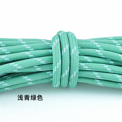 5-Pack (1m Each) 5mm Braided Nylon Cord Dotted Utility Rope for DIY Friendship Bracelet, Bag Charm, Keychain, Phone Wristlet Crafts