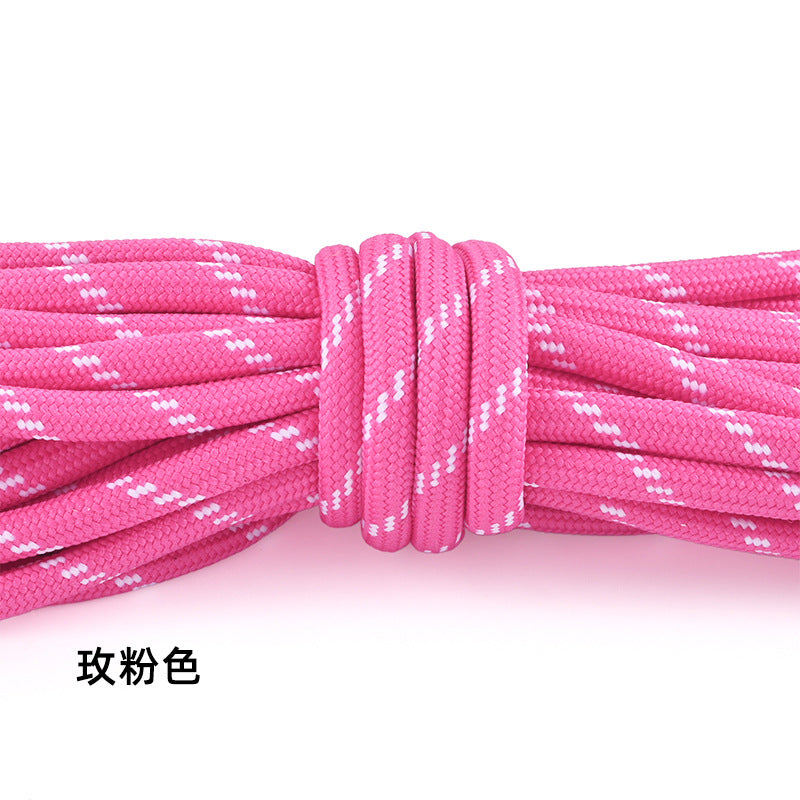 5-Pack (1m Each) 5mm Braided Nylon Cord Dotted Utility Rope for DIY Friendship Bracelet, Bag Charm, Keychain, Phone Wristlet Crafts