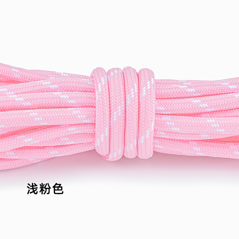5-Pack (1m Each) 5mm Braided Nylon Cord Dotted Utility Rope for DIY Friendship Bracelet, Bag Charm, Keychain, Phone Wristlet Crafts