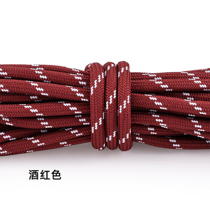 5-Pack (1m Each) 5mm Braided Nylon Cord Dotted Utility Rope for DIY Friendship Bracelet, Bag Charm, Keychain, Phone Wristlet Crafts