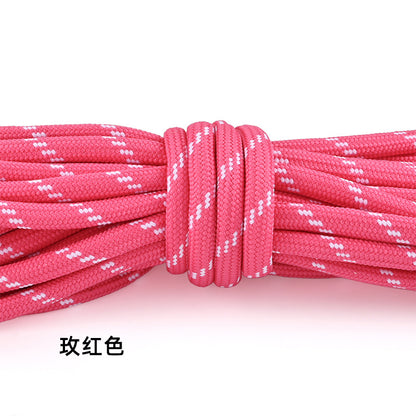 5-Pack (1m Each) 5mm Braided Nylon Cord Dotted Utility Rope for DIY Friendship Bracelet, Bag Charm, Keychain, Phone Wristlet Crafts