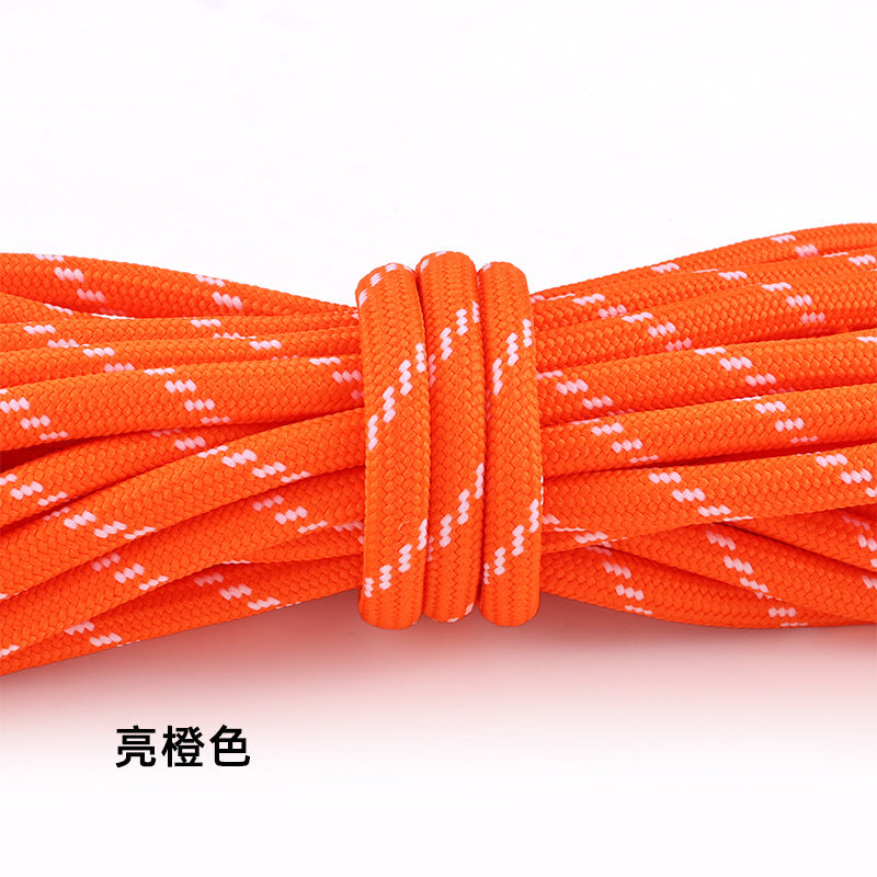 5-Pack (1m Each) 5mm Braided Nylon Cord Dotted Utility Rope for DIY Friendship Bracelet, Bag Charm, Keychain, Phone Wristlet Crafts
