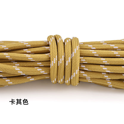 5-Pack (1m Each) 5mm Braided Nylon Cord Dotted Utility Rope for DIY Friendship Bracelet, Bag Charm, Keychain, Phone Wristlet Crafts
