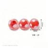 Red with white dots