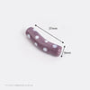 purple porcelain white dot