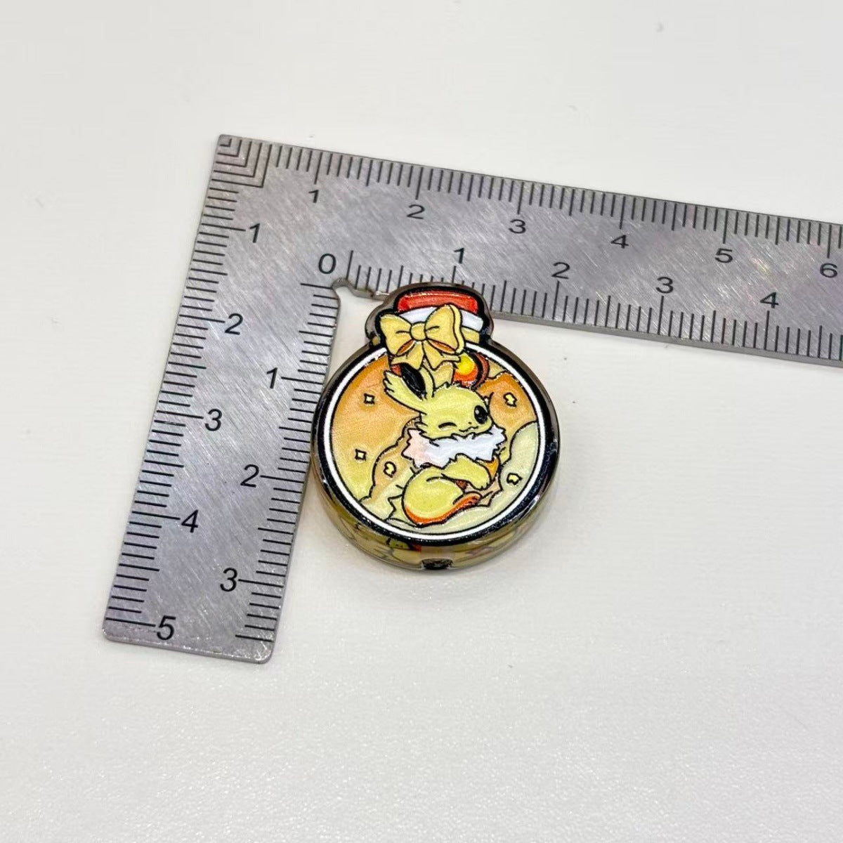 Cute Elemental Fox Creatures Potion Bottle Acrylic Focal Beads, Kawaii Magic Jar Printed Charms for DIY Beadable Pens, Keychains & Wristlets