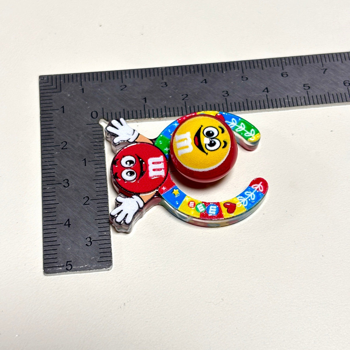 Cute Chocolate Candy Mascot Hug Frame Focal Beads, Cartoon Sweet Bean Spacer Charms for DIY Beadable Pens, Keychains & Wristlets