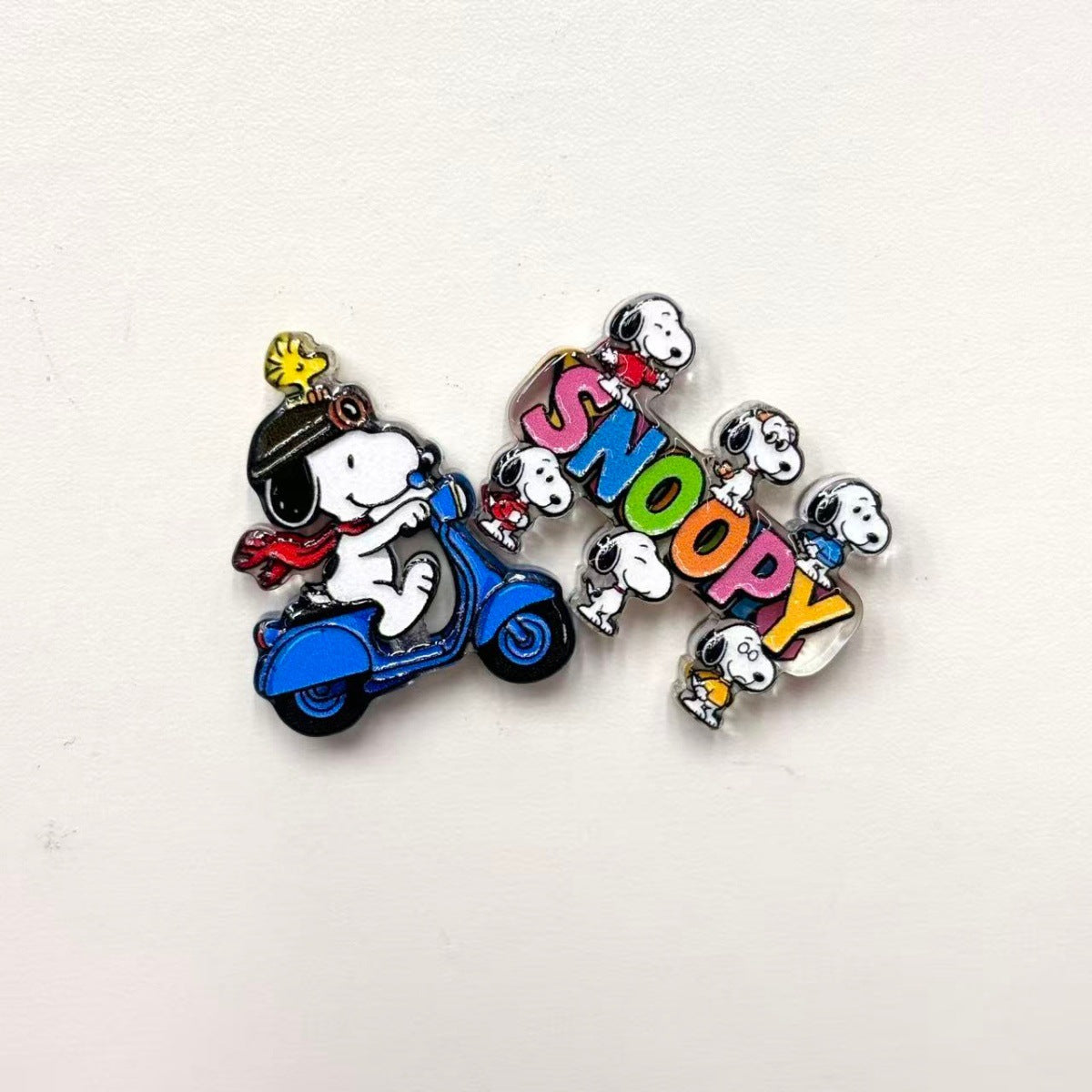 Retro Comic Dog & School Bus Acrylic Focal Beads, Cute Adventure Puppy Cartoon Beads for Beadable Pens, Keychains & DIY Crafts