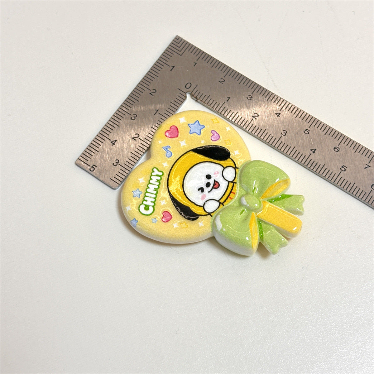 K-Pop Cartoon Friends Acrylic Focal Beads, Kawaii Heart Balloon & Ribbon Bow Beads for Beadable Pens, Keychains & Crafts