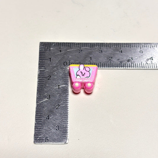 Kawaii Amusement Park Mascot Train Beads, Cute Animal Coaster Car Resin Focal Beads for DIY Beadable Pens & Keychains