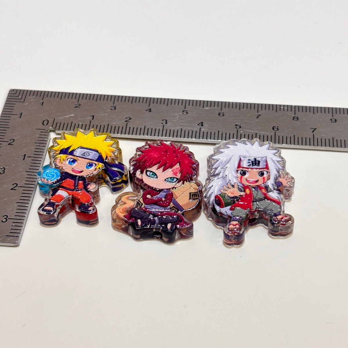 Anime Shinobi Ninja Acrylic Focal Beads, Whirlwind Energy Hero & Rogue Clan Beads for DIY Beadable Pens & Keychains