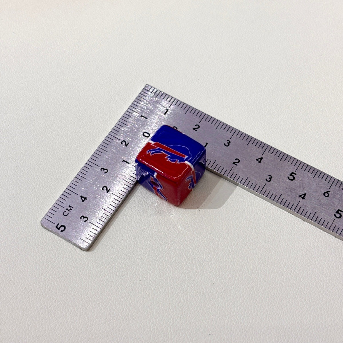Pro Football Team Dice Acrylic Focal Beads, 3D Game Day Cube & Mascot Square Beads for DIY Beadable Pens & Keychains