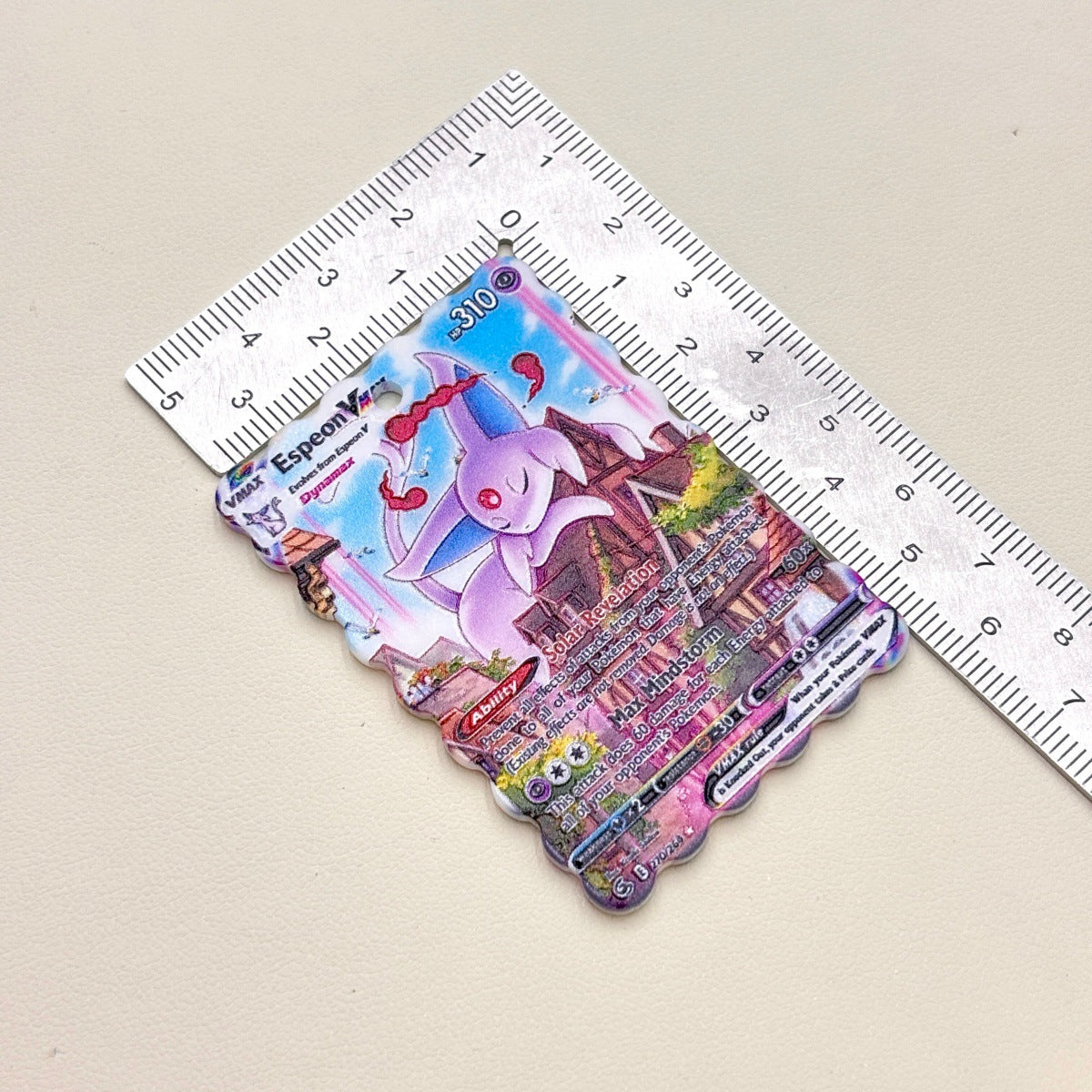 Mini Trading Card Game Acrylic Focal Beads, Holographic Battle Card & Pocket Monster Beads for DIY Beadable Pens & Keychains
