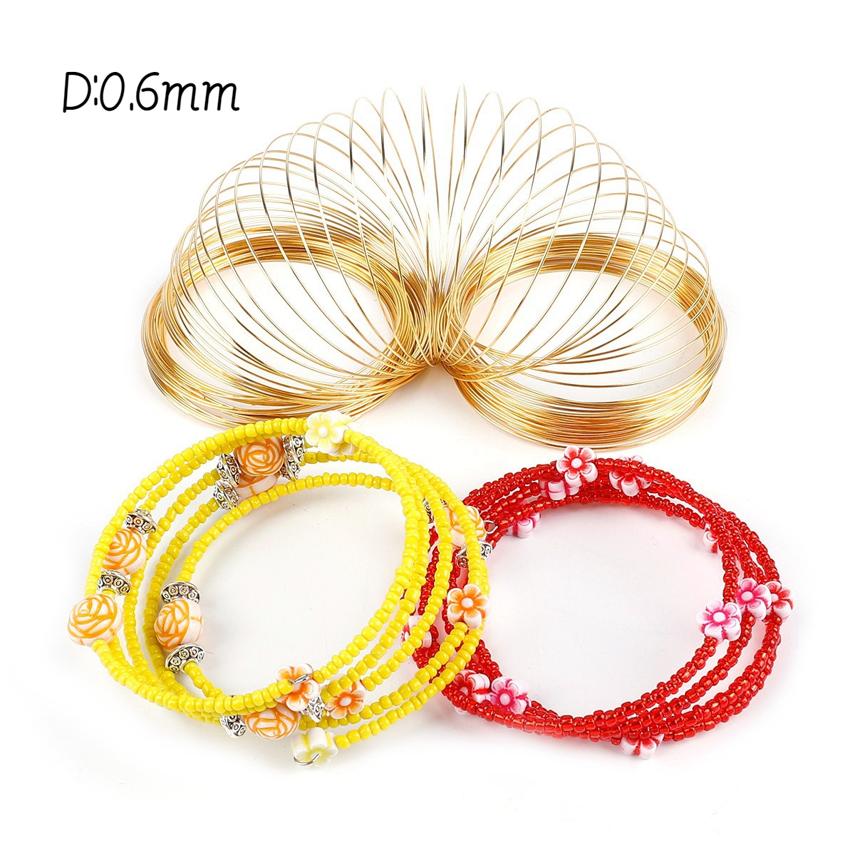 Bracelet Hoop Wire Bracelet DIY Handmade Bracelet Accessories - Beadable Cat