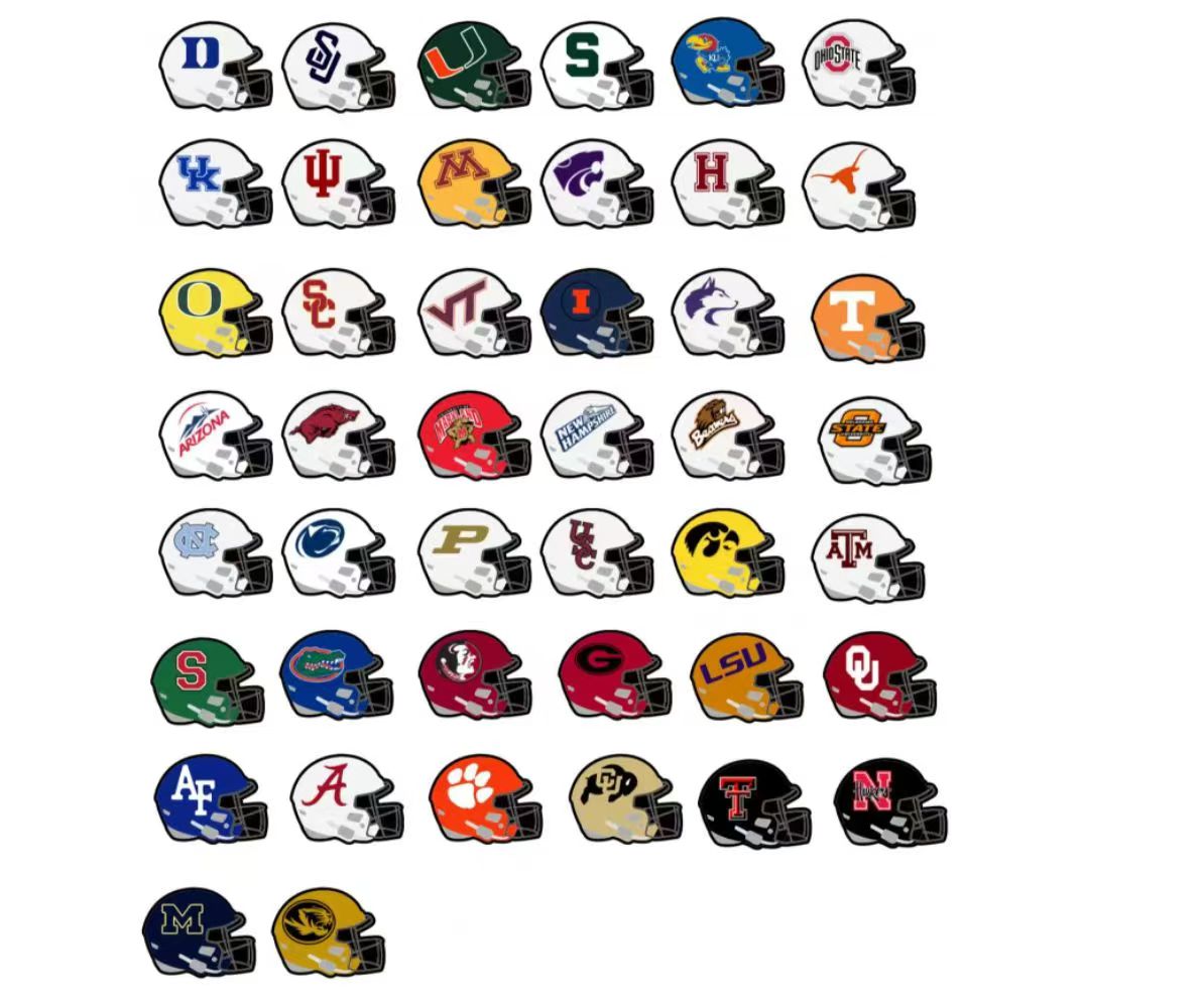 All NFL NCAA  Teams Silicone Beaded Collection Show Your Team Spirit ✨ | DIY Sports Fan Bracelet & Keychain Craft Bead