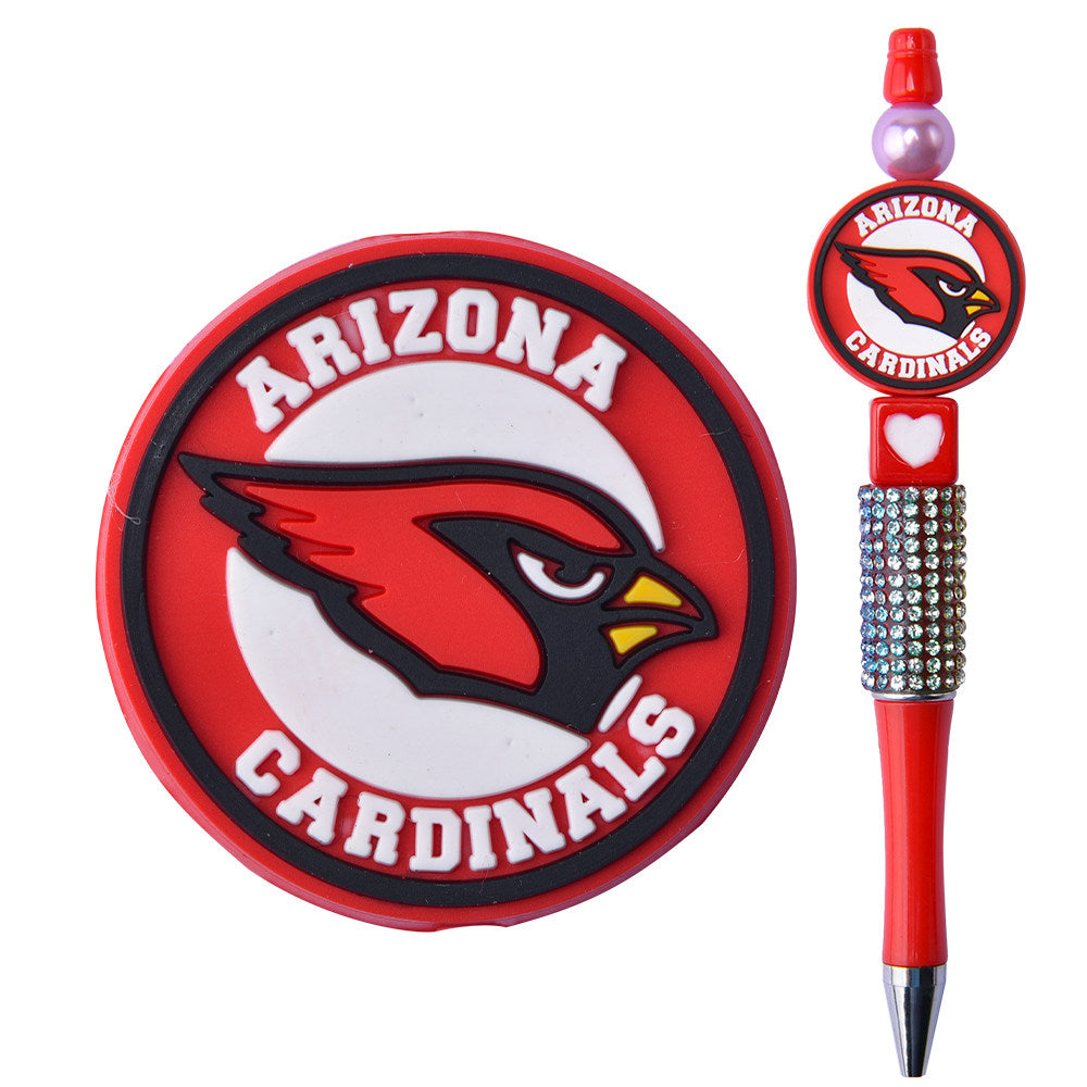 NFL Team Focal Beads for Beadable Pens - Silicone | NFL Team Beads