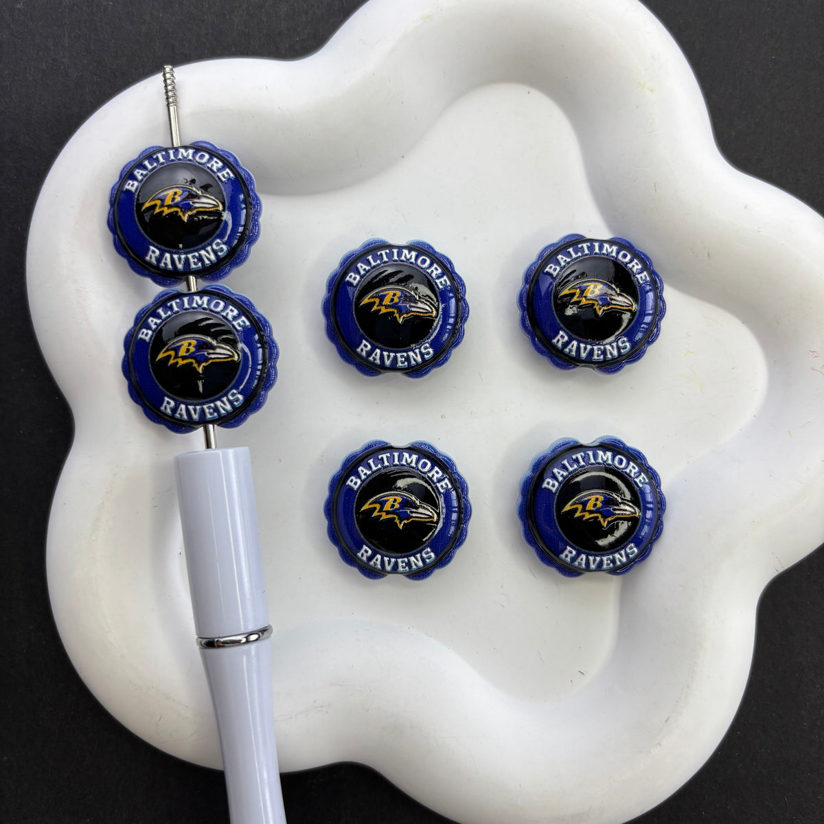 Football Bottle Cap Diamond Painting Accessories Collection | Acrylic Pen Topper & Sport Cover Minder Kit