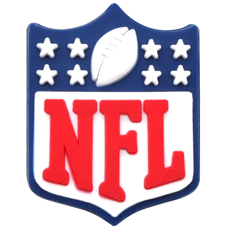 NEW NFL 30 Teams Silicone Focal Beads | DIY Sports Fan Bracelet & Keychain Craft Bead