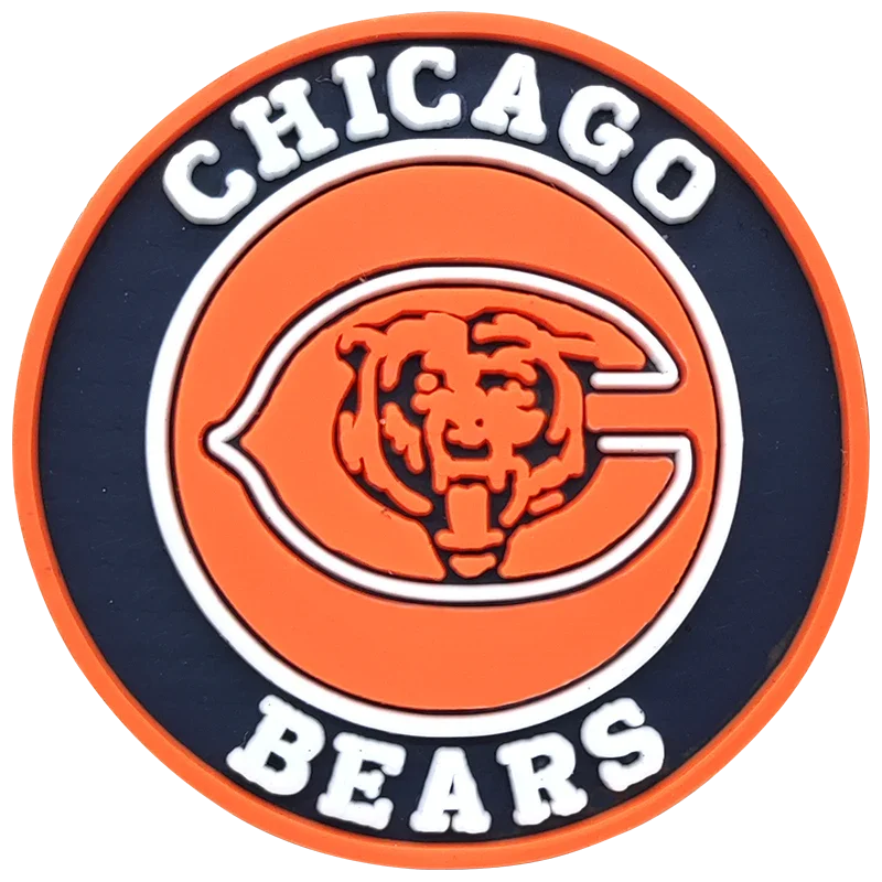 NEW NFL 30 Teams Silicone Focal Beads | DIY Sports Fan Bracelet & Keychain Craft Bead