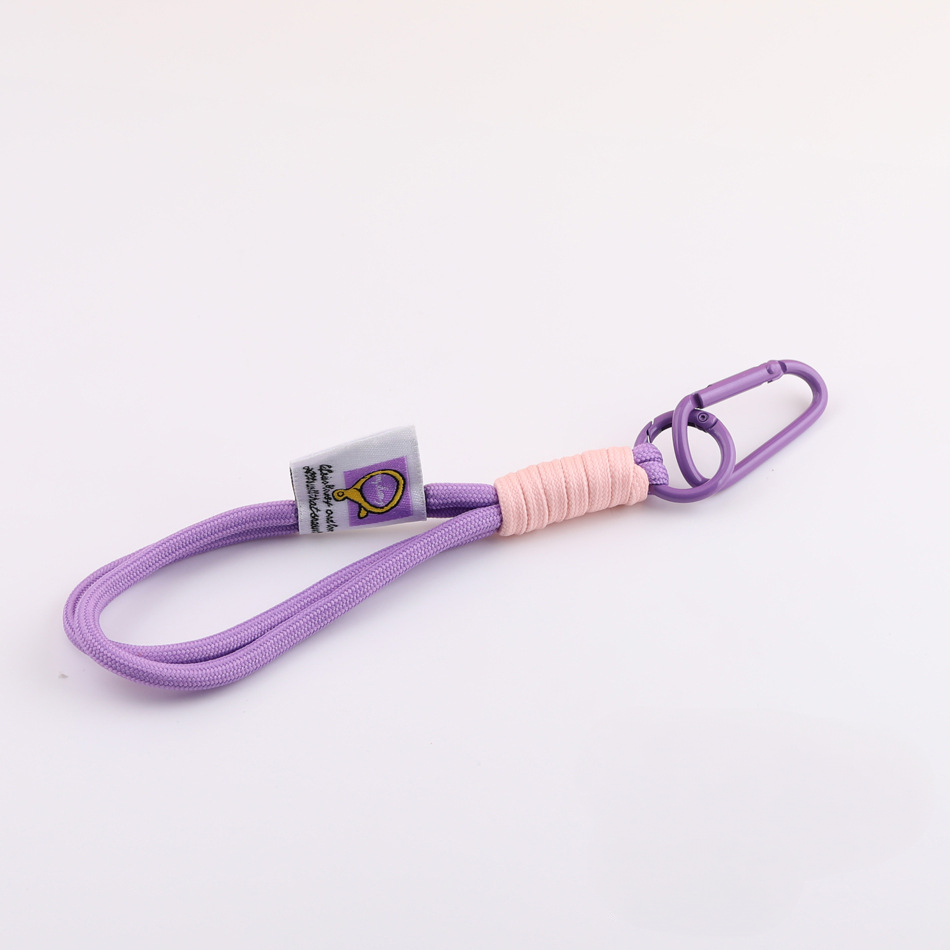 Urban Streetstyle Braided Phone Lanyard - 13cm Nylon Wrist Strap with D-Ring | DIY Keychain Bracelet Making Supply