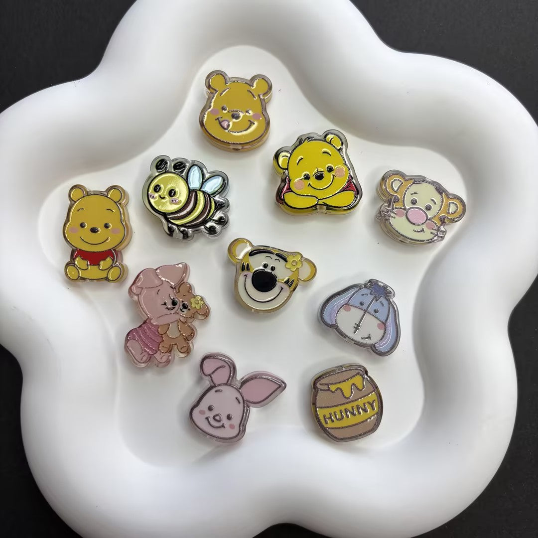 Winnie the Pooh ballpoint pen set | DIY Beadable Pen Craft Gift Idea