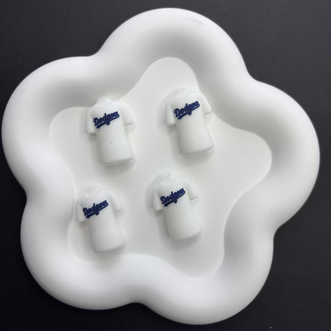 MLB Team Los Angeles Dodgers Silicone Beads - Beadable Cat