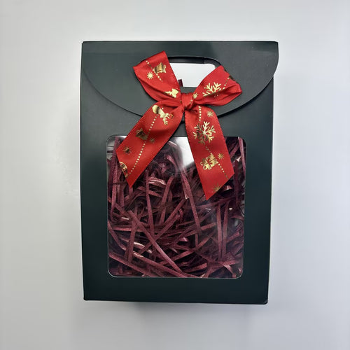 Premium  Window Gift Bag with Handle + Free Filler