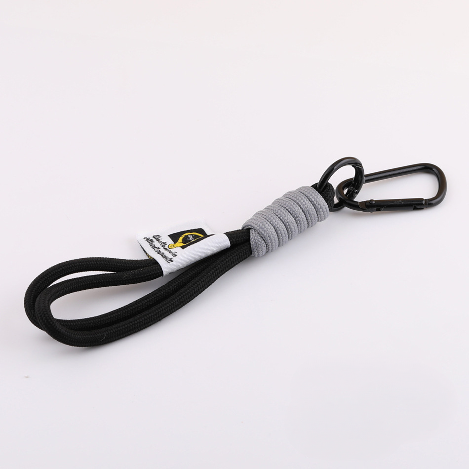 Urban Streetstyle Braided Phone Lanyard - 13cm Nylon Wrist Strap with D-Ring | DIY Keychain Bracelet Making Supply