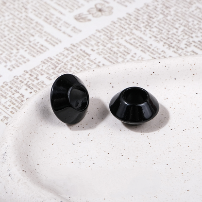 7.3mm Large Hole UFO Saucer Acrylic Beads - 16mm Lacquered Chunky | Acrylic Bead for DIY Bracelet Keychain Jewelry Making