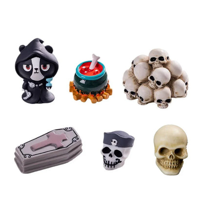 Halloween Horror Skull Diy Resin (no Holes)