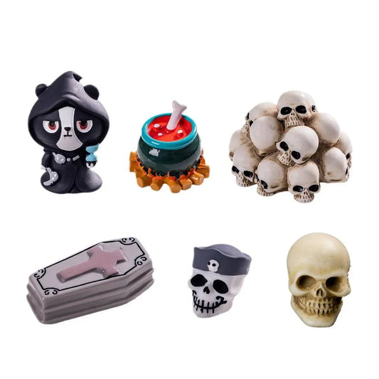 Halloween Horror Skull Diy Resin (no Holes)