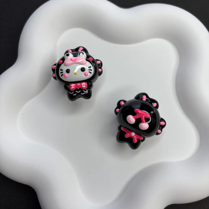 Cartoon Sanri Acrylic 3D Three-dimensional Glossy Hand-painted Beads