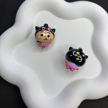 Cartoon Sanri Acrylic 3D Three-dimensional Glossy Hand-painted Beads