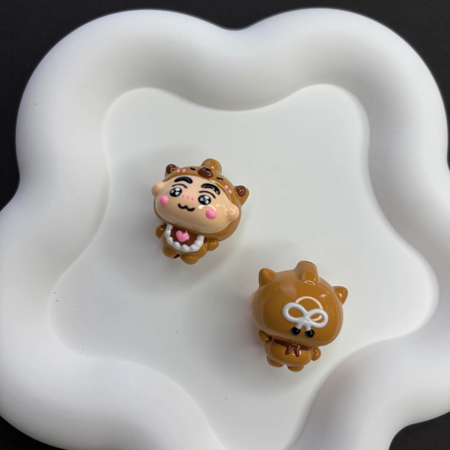 Cartoon Sanri Acrylic 3D Three-dimensional Glossy Hand-painted Beads