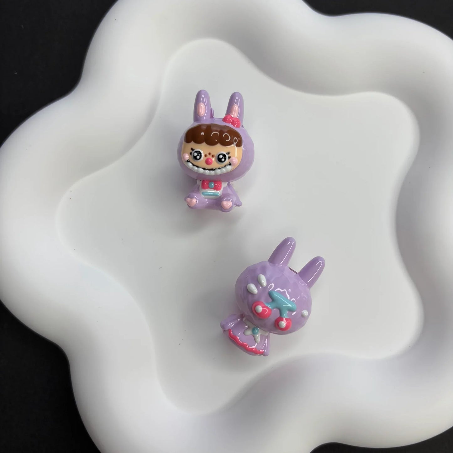 Cartoon Sanri Acrylic 3D Three-dimensional Glossy Hand-painted Beads