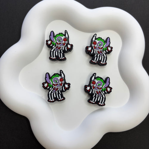 Stitc the Clown Halloween Silicone Focal Beads