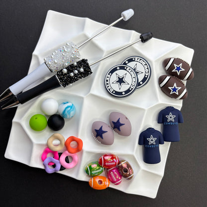 NFL Team Silicone Bead Set –NFL Team Combo Packs