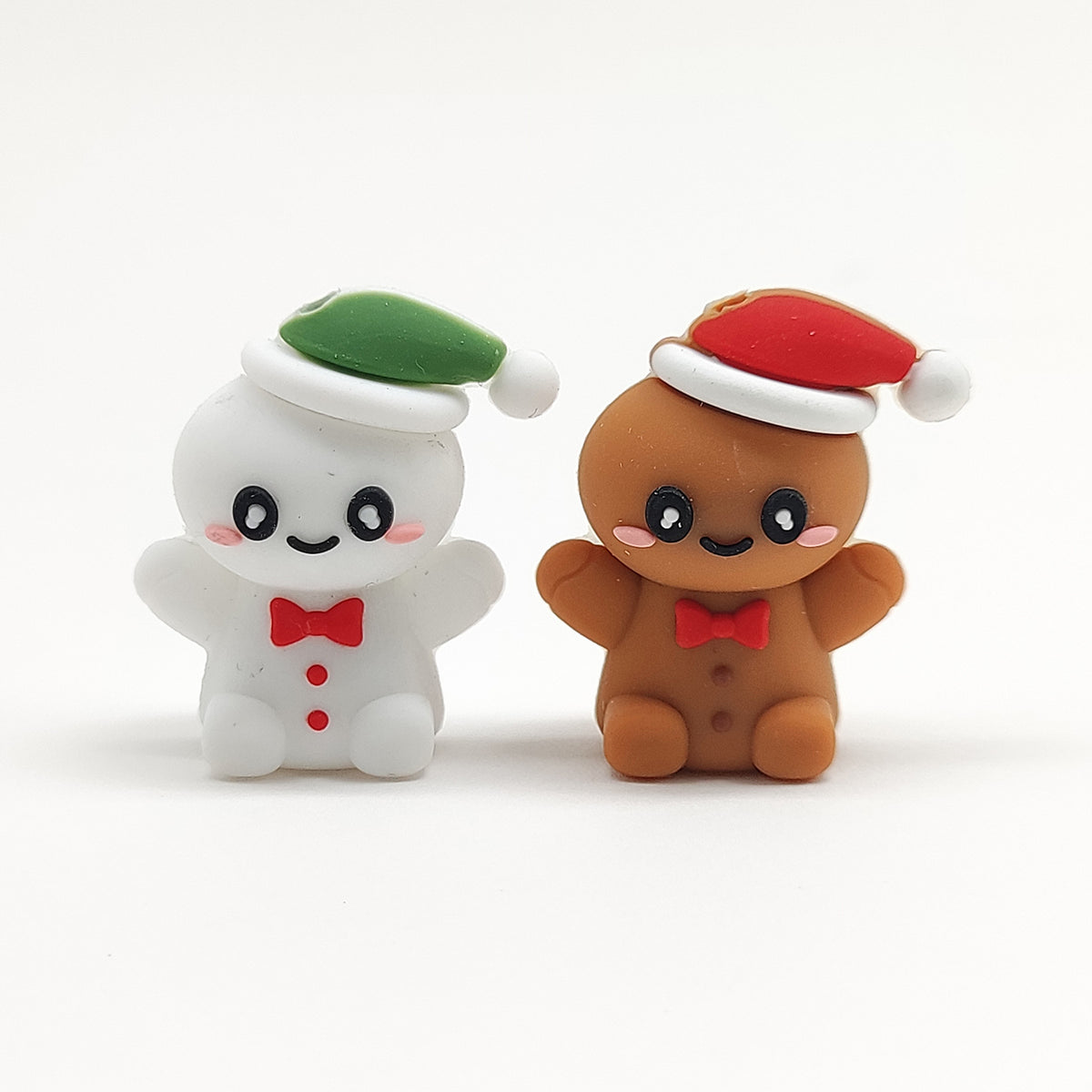 Christmas Silicone Beads Pen Focus Beads Scattered Beads | Silicone Focal Bead for DIY Keychain & Pen Wrap