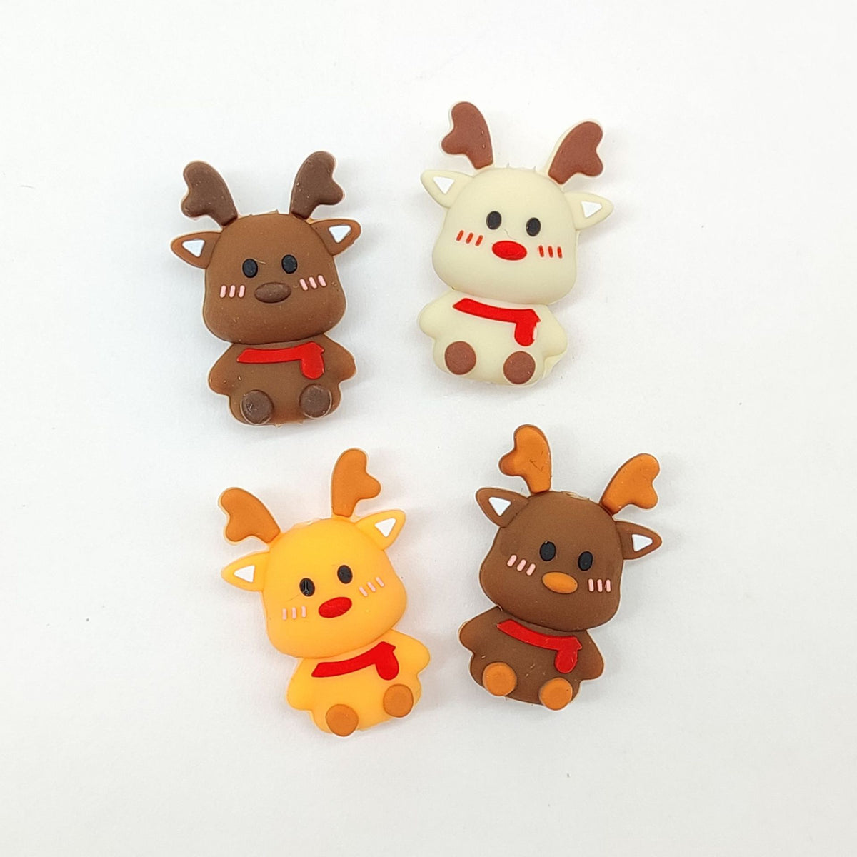 Christmas Silicone Beads Pen Focus Beads Scattered Beads | Silicone Focal Bead for DIY Keychain & Pen Wrap